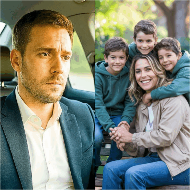 CEO MULTIMILLONARIO VE A SU EXNOVIA ESPERANDO UN UBER CON TRES NIÑOS DE SEIS AÑOS IDÉNTICOS A ÉL…