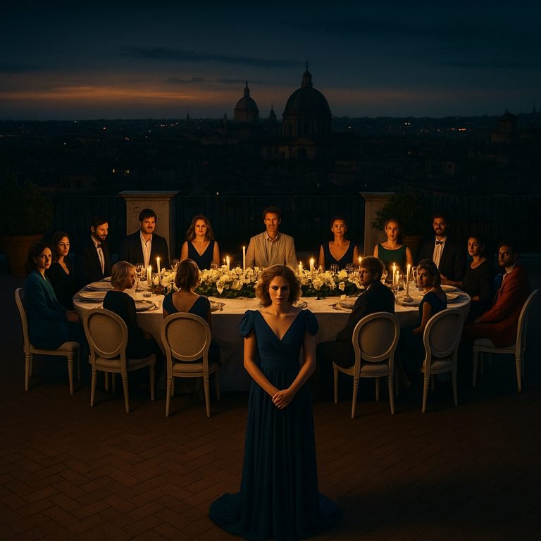 En la cena de cumpleaños de mi suegra en Roma, faltaba mi asiento. Mi esposo dijo: “Vaya, parece que contamos mal.” Mientras la familia reía, yo dije tranquilamente: “Parece que no soy de la familia,” y me levanté para irme. Ellos no esperaban lo que sucedió después…😲 /btv1