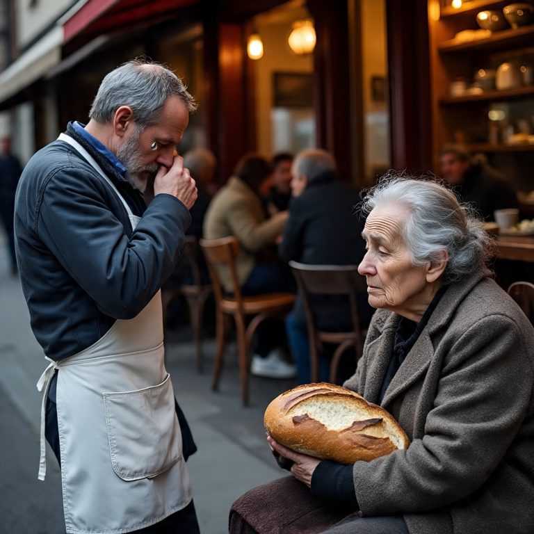 El dueño del restaurante ordenó a una anciana sin hogar que terminara su pan y se fuera inmediatamente /btv1